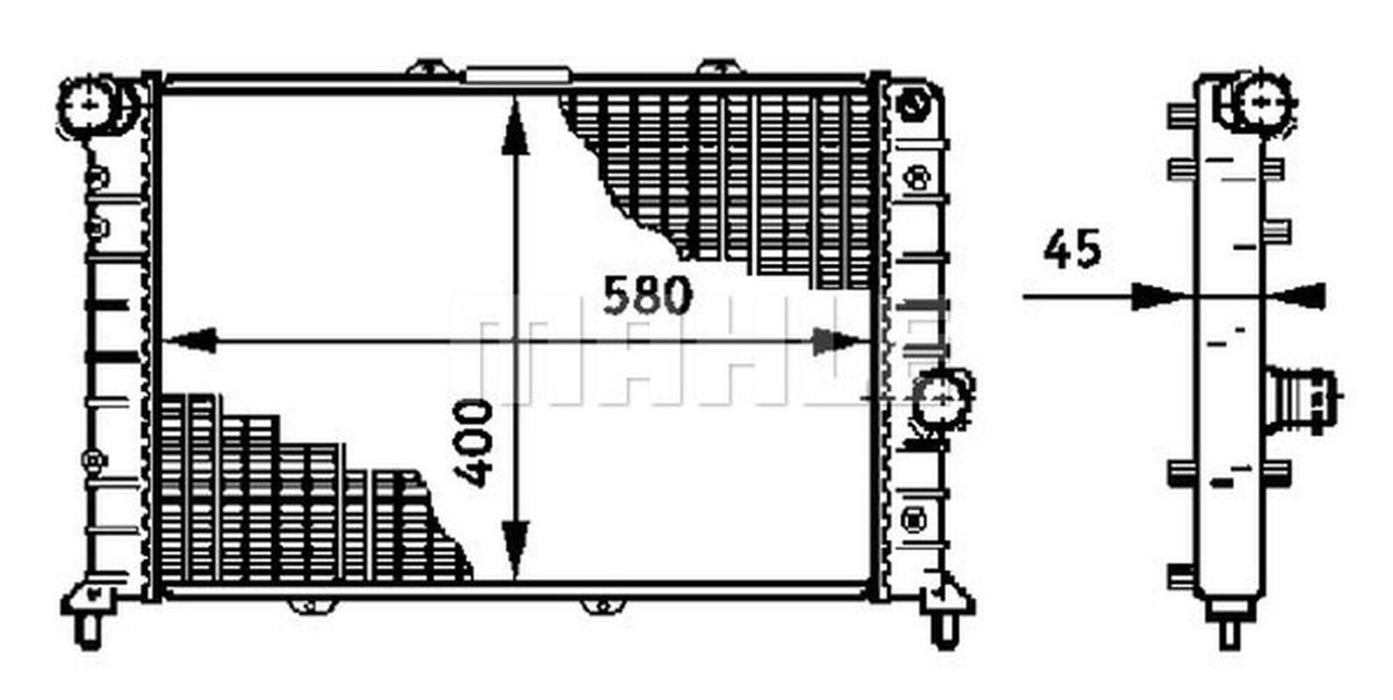 MAHLE PC Radiator CR589000S