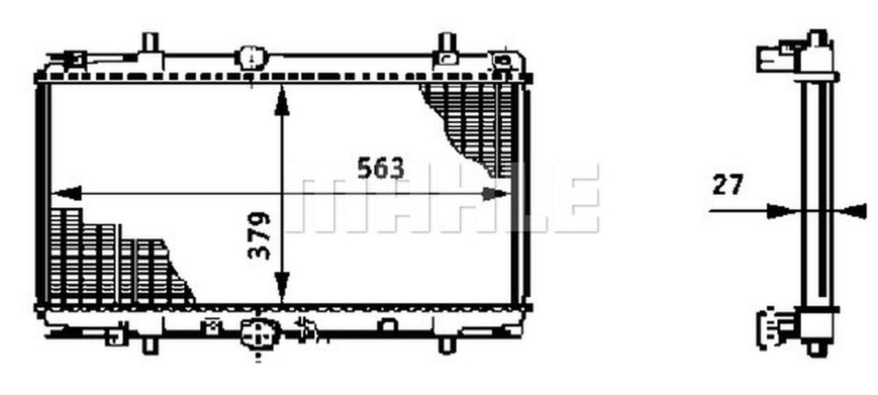 MAHLE PC Radiator CR590000S