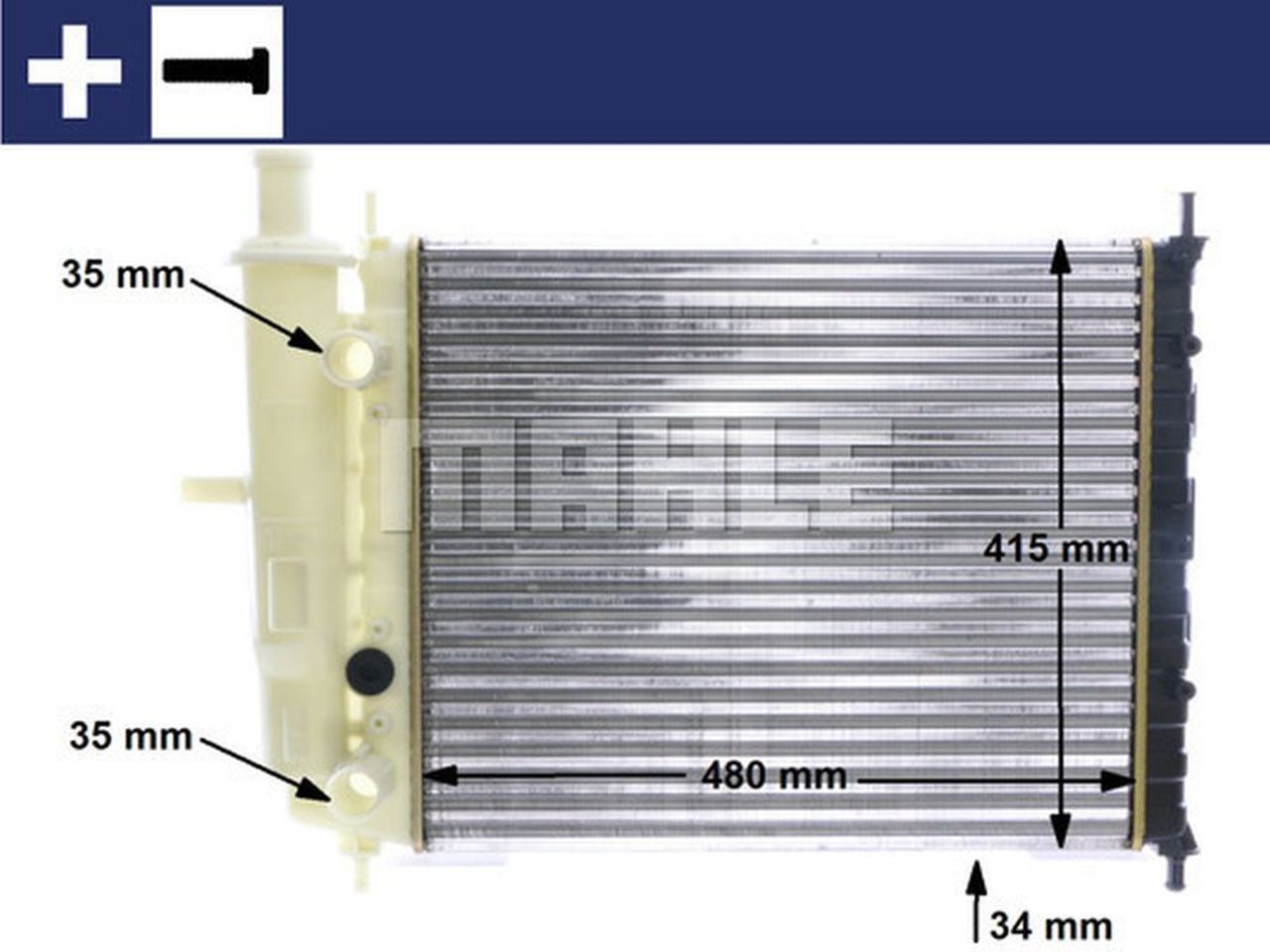 MAHLE PC Radiator CR599000S