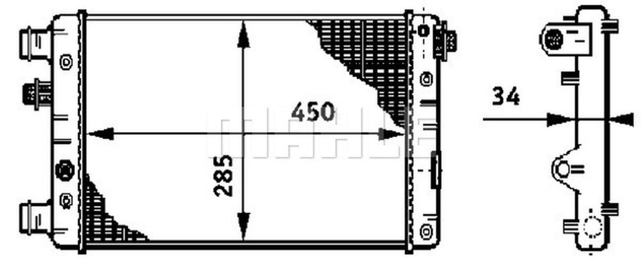 MAHLE PC Radiator CR632000S
