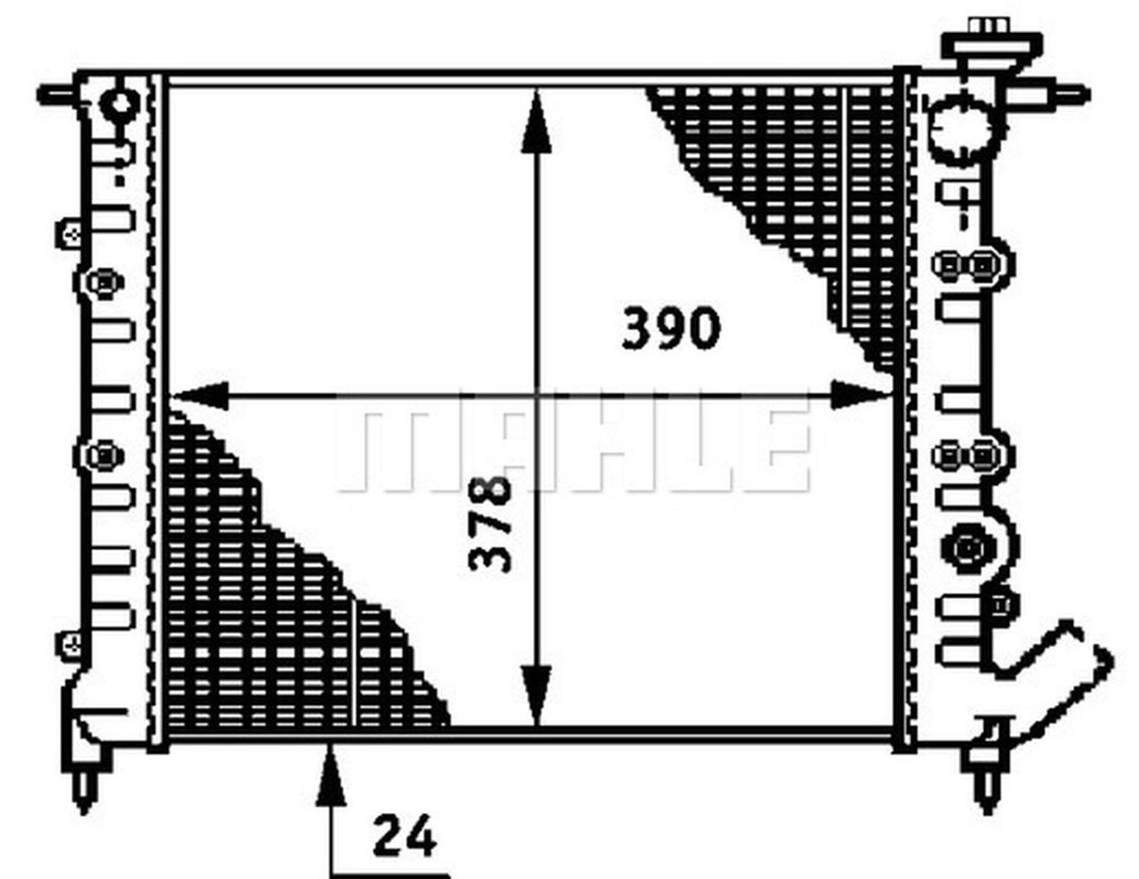 MAHLE PC Radiator CR642000S