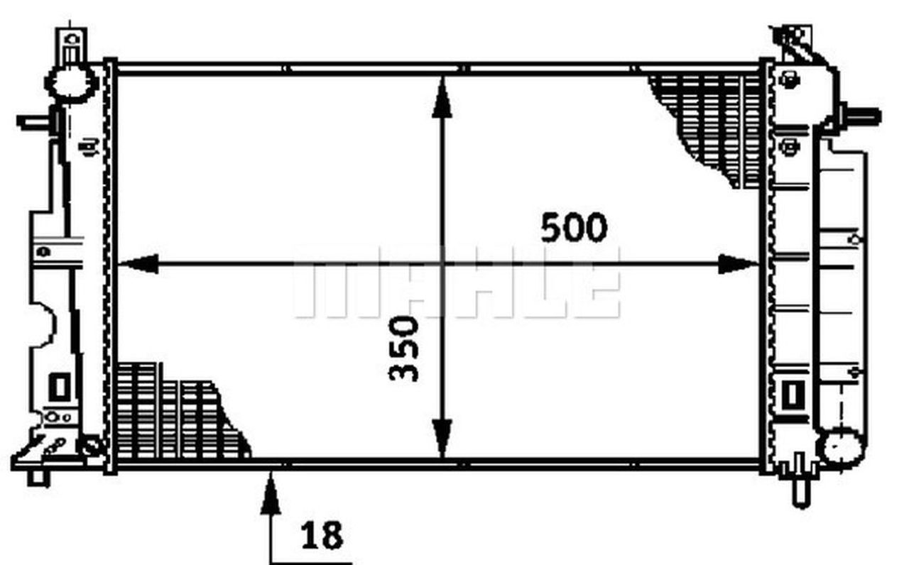 MAHLE PC Radiator CR643000S