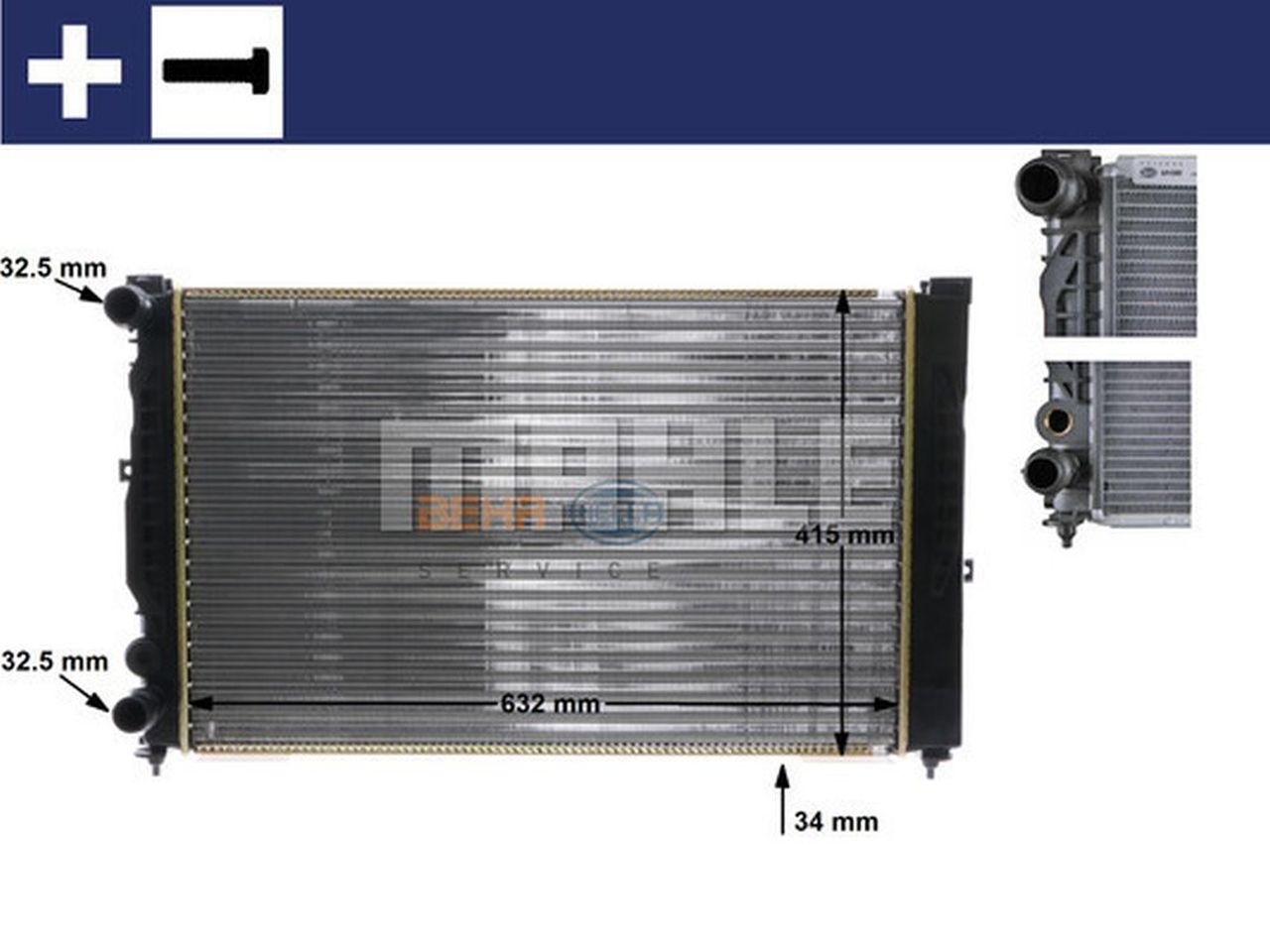 MAHLE PC Radiator CR647000S