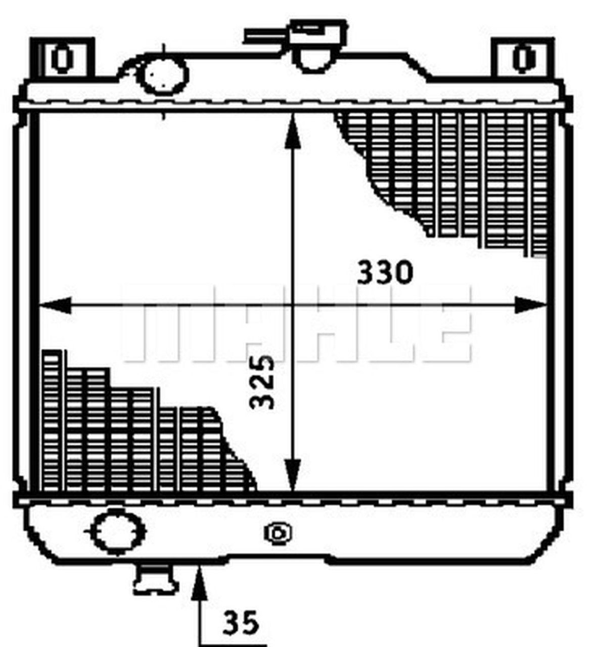MAHLE PC Radiator CR651000S