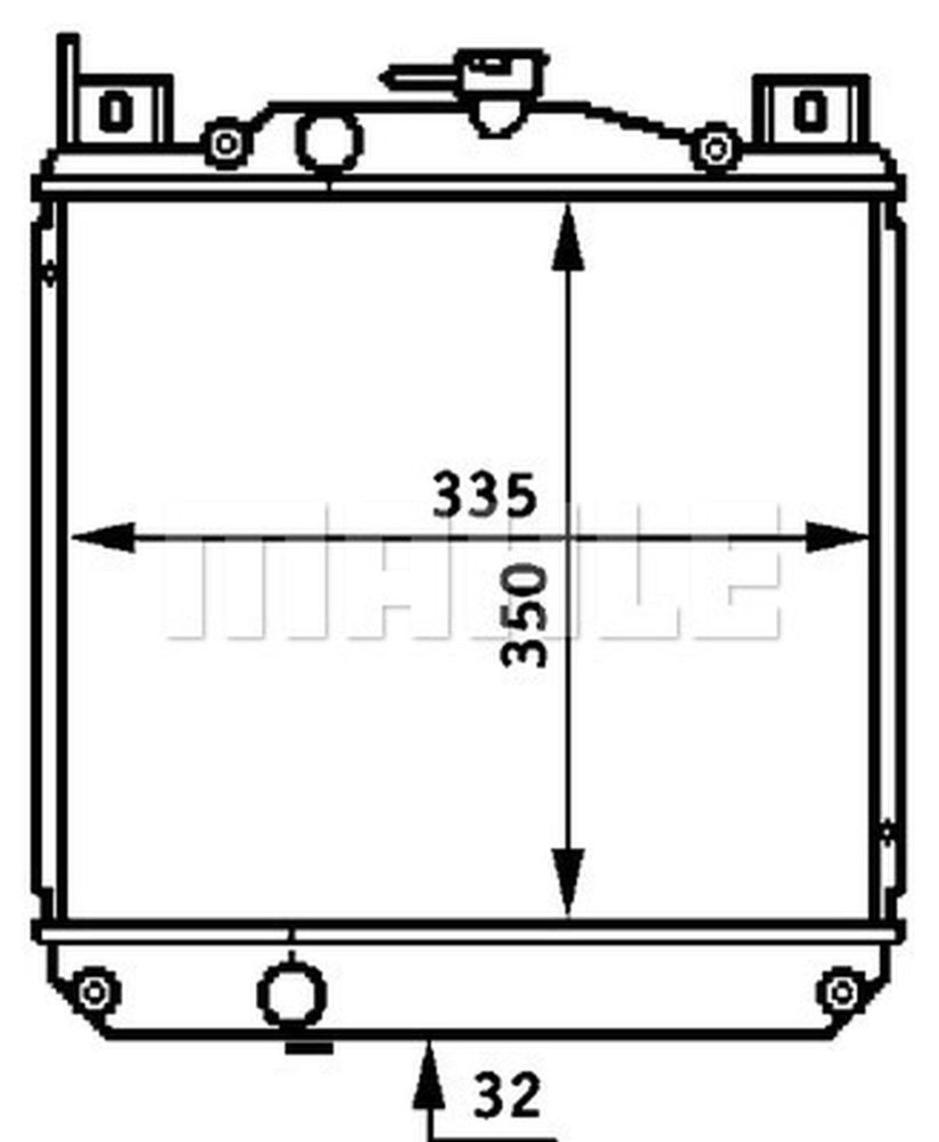 MAHLE PC Radiator CR655000S