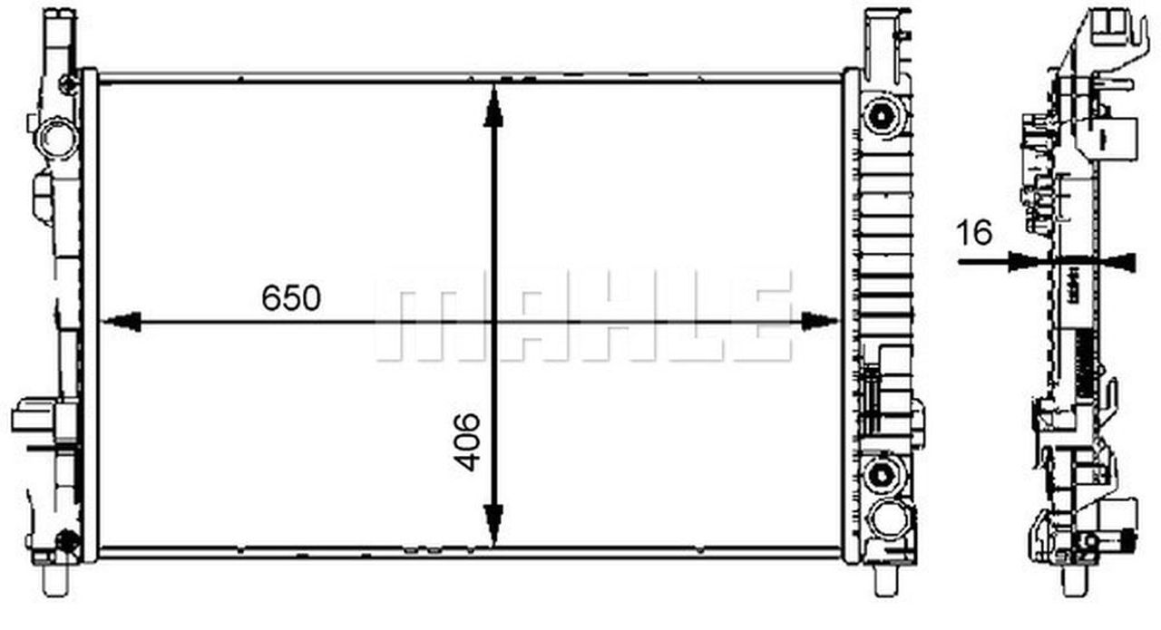 MAHLE PC Radiator CR661000S