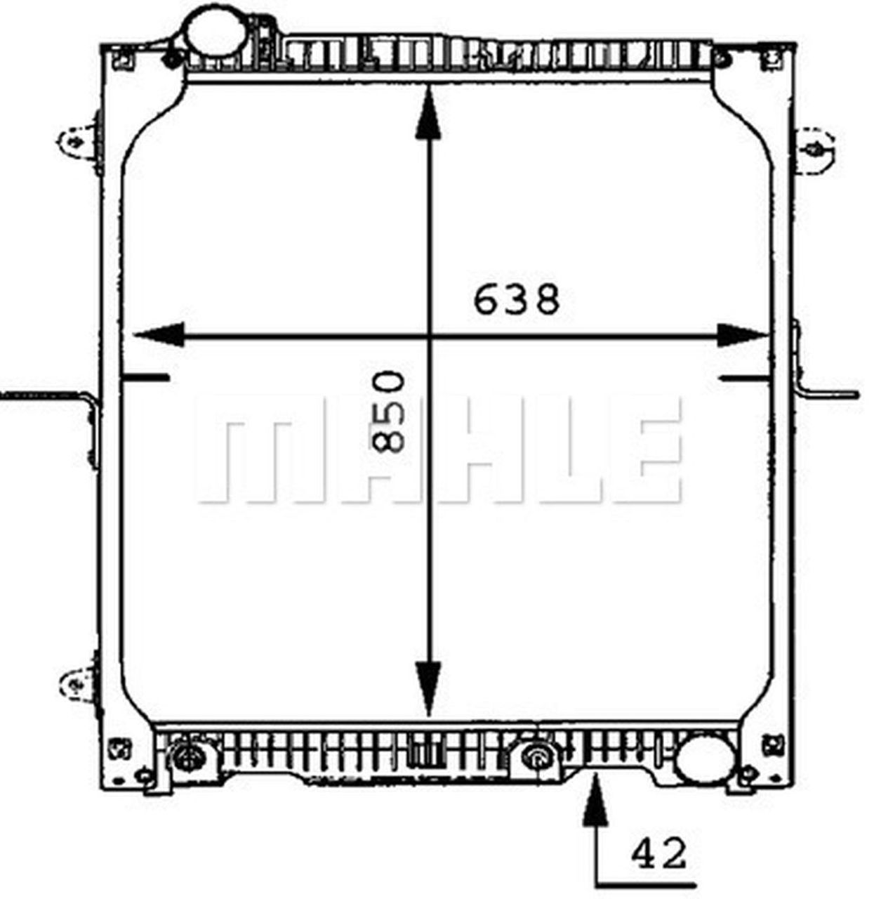 MAHLE Truck/Bus Radiator CR665000P