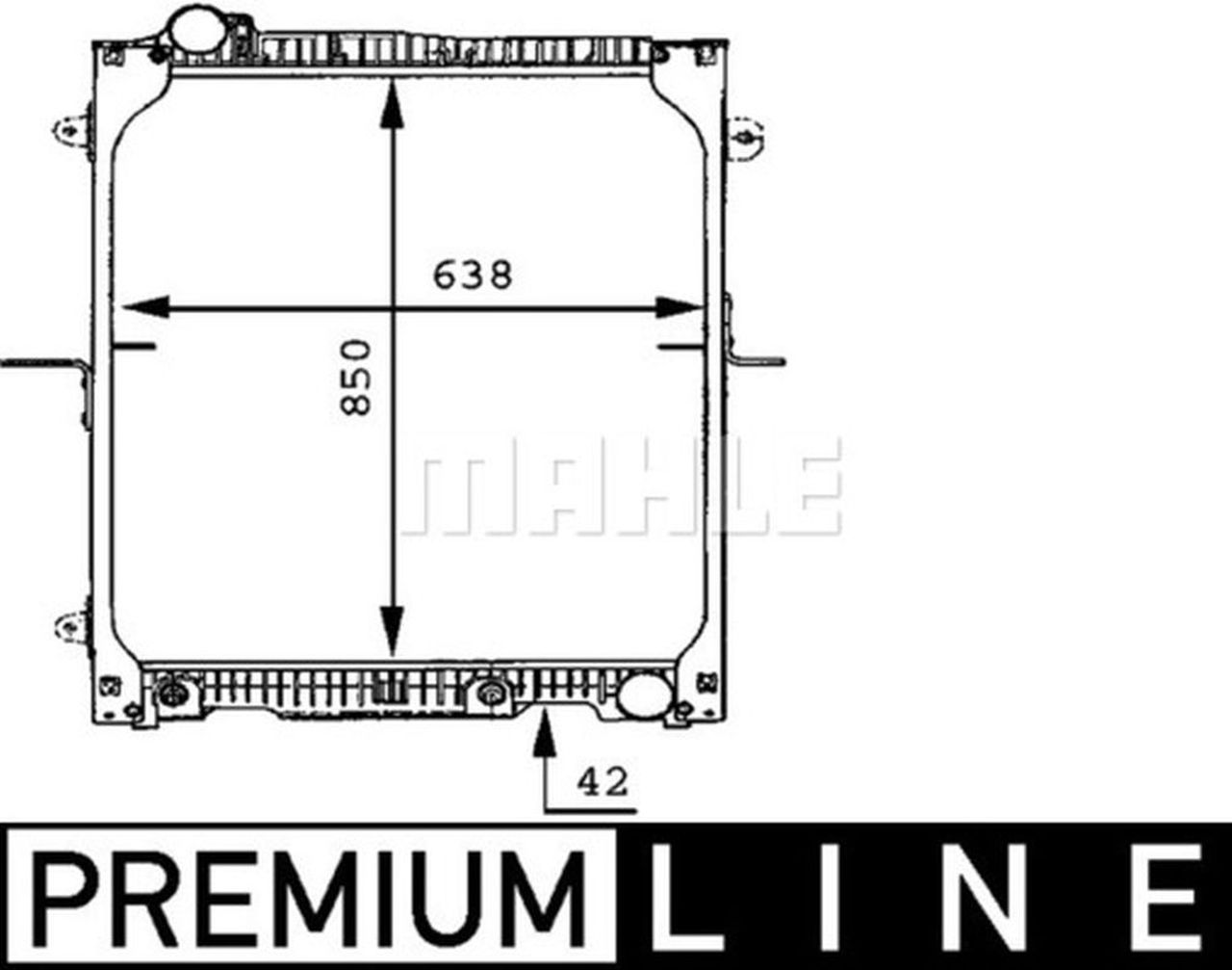MAHLE Truck/Bus Radiator CR665000P