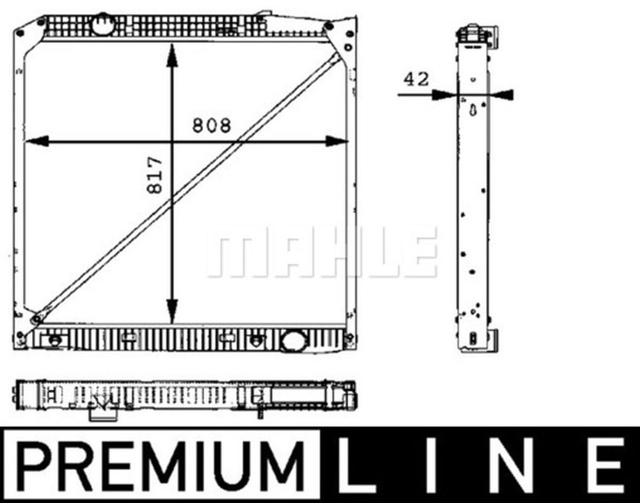 MAHLE Truck/Bus Radiator CR668000P
