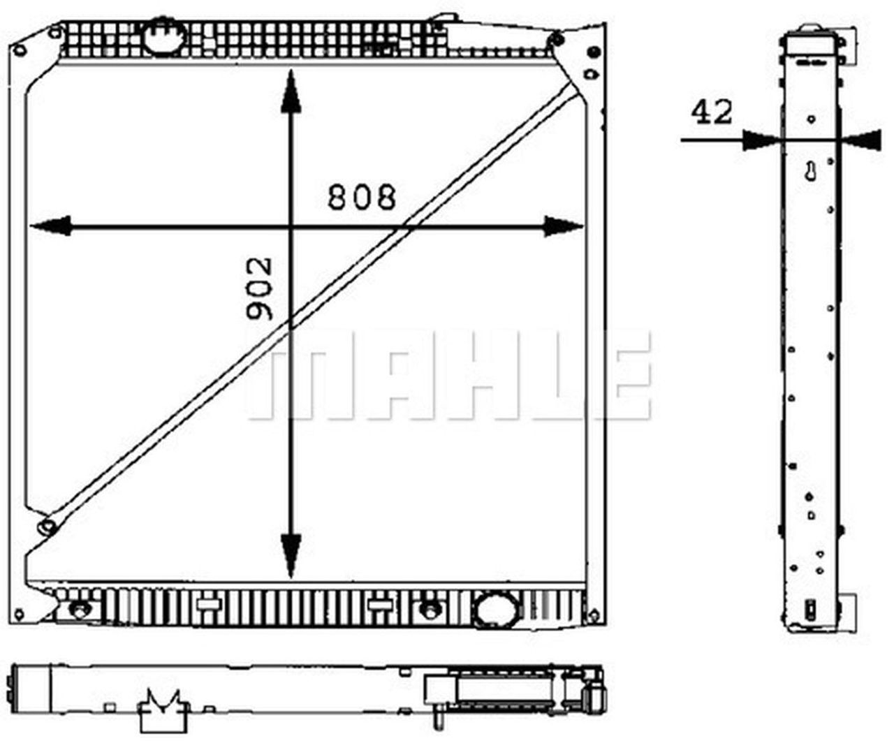 MAHLE Truck/Bus Radiator CR669000P