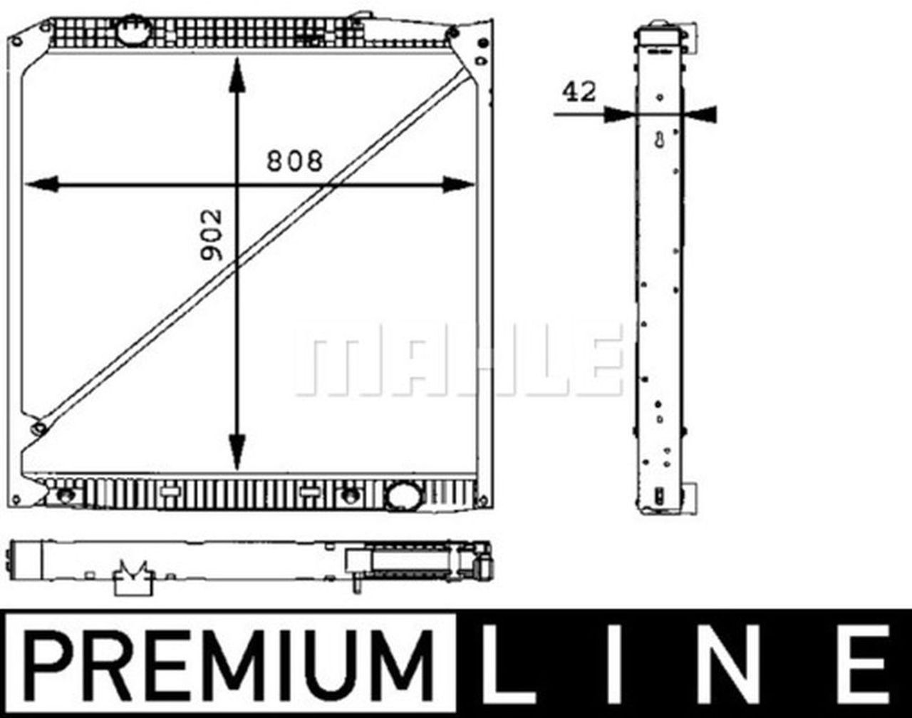 MAHLE Truck/Bus Radiator CR669000P