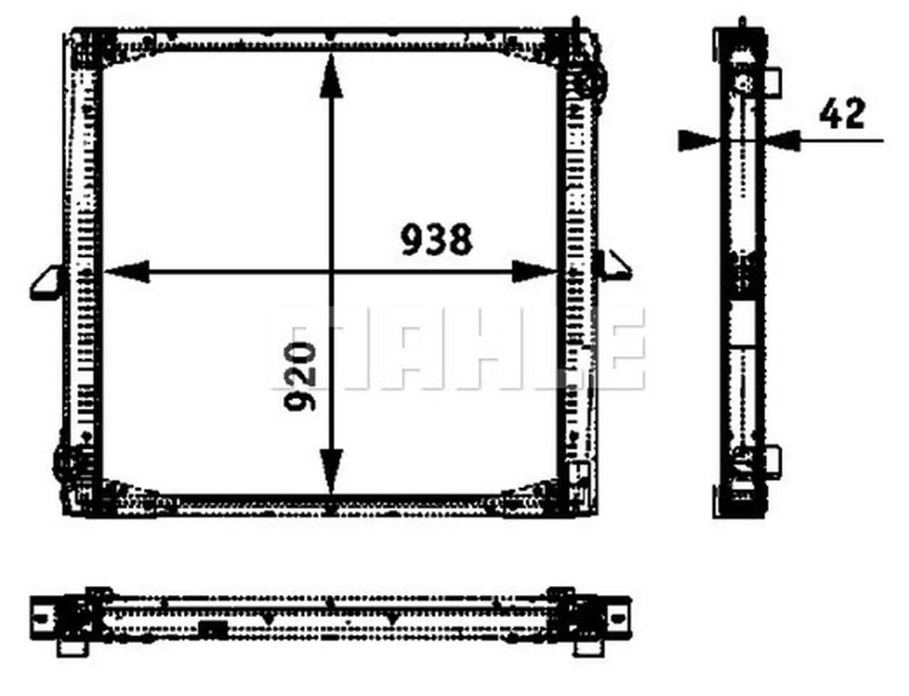 MAHLE Truck/Bus Radiator CR733000P
