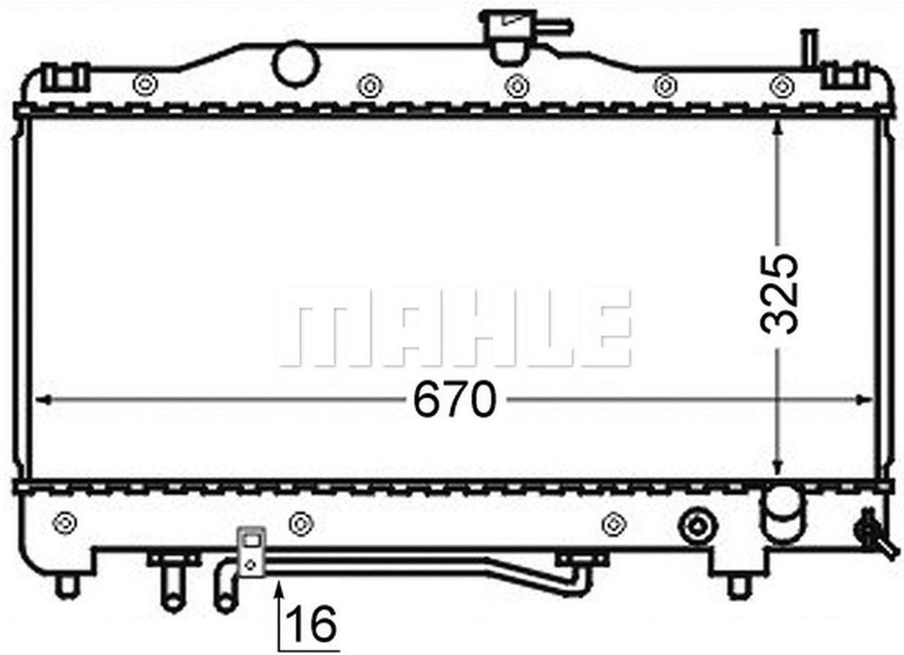 MAHLE PC Radiator CR746000S