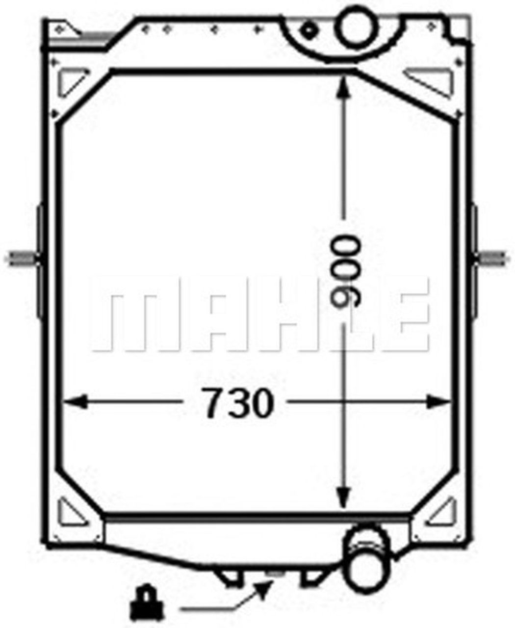 MAHLE Truck/Bus Radiator CR756000P