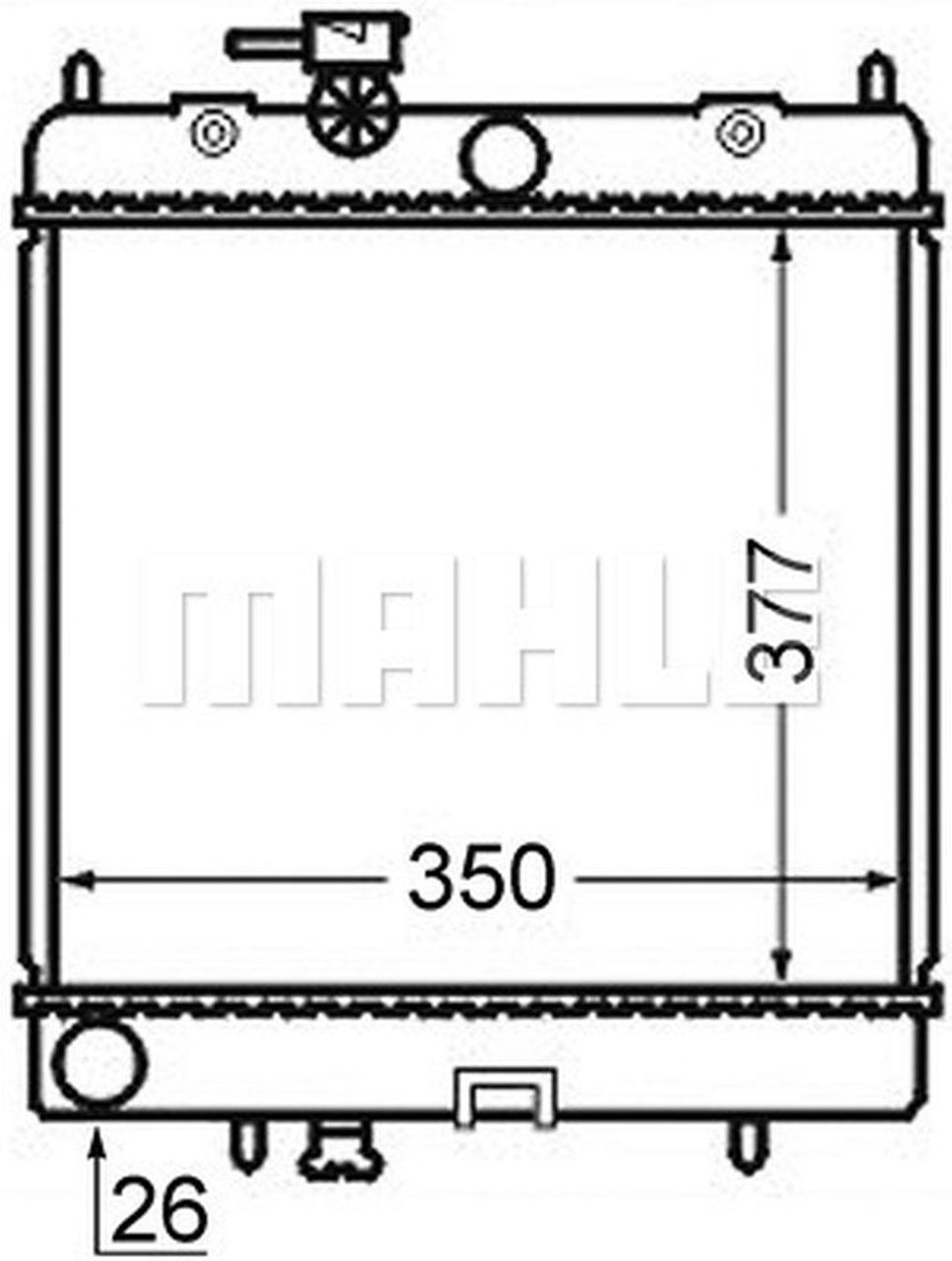 MAHLE PC Radiator CR760000S