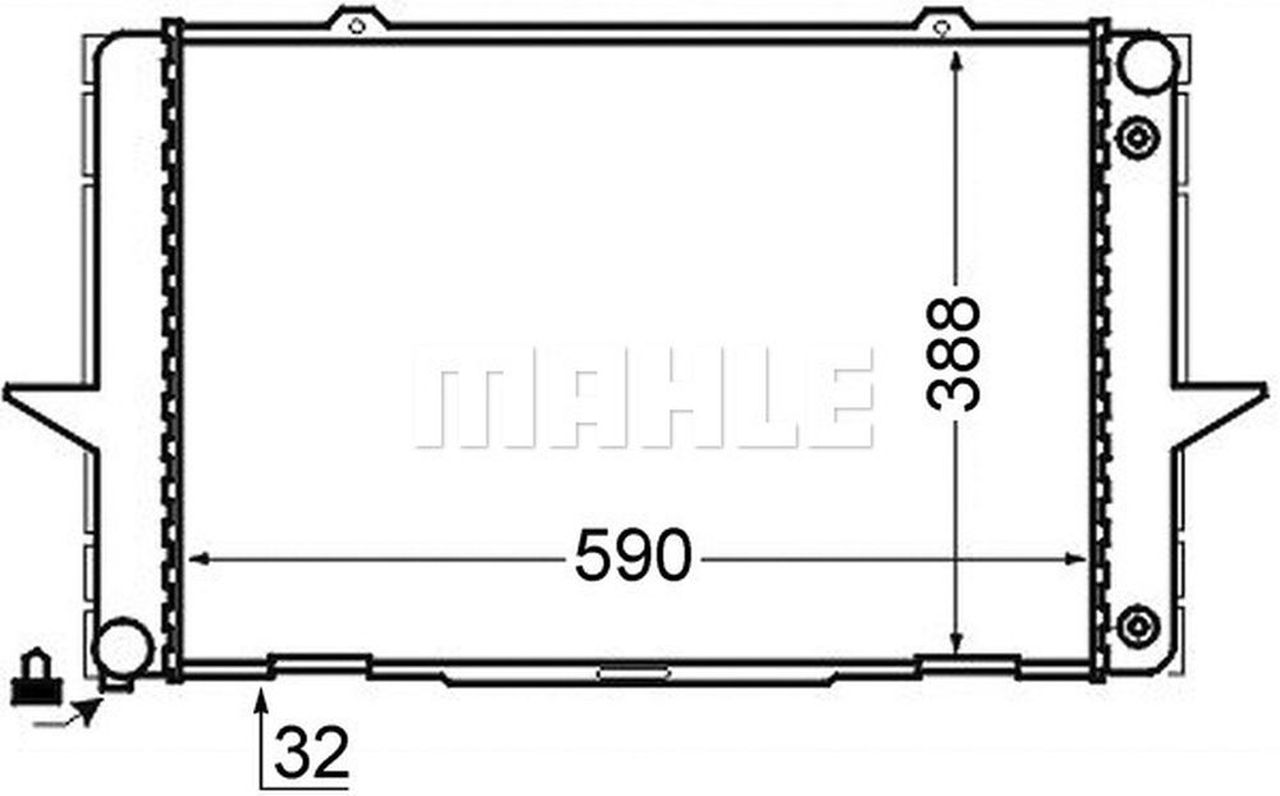 MAHLE PC Radiator CR762000S
