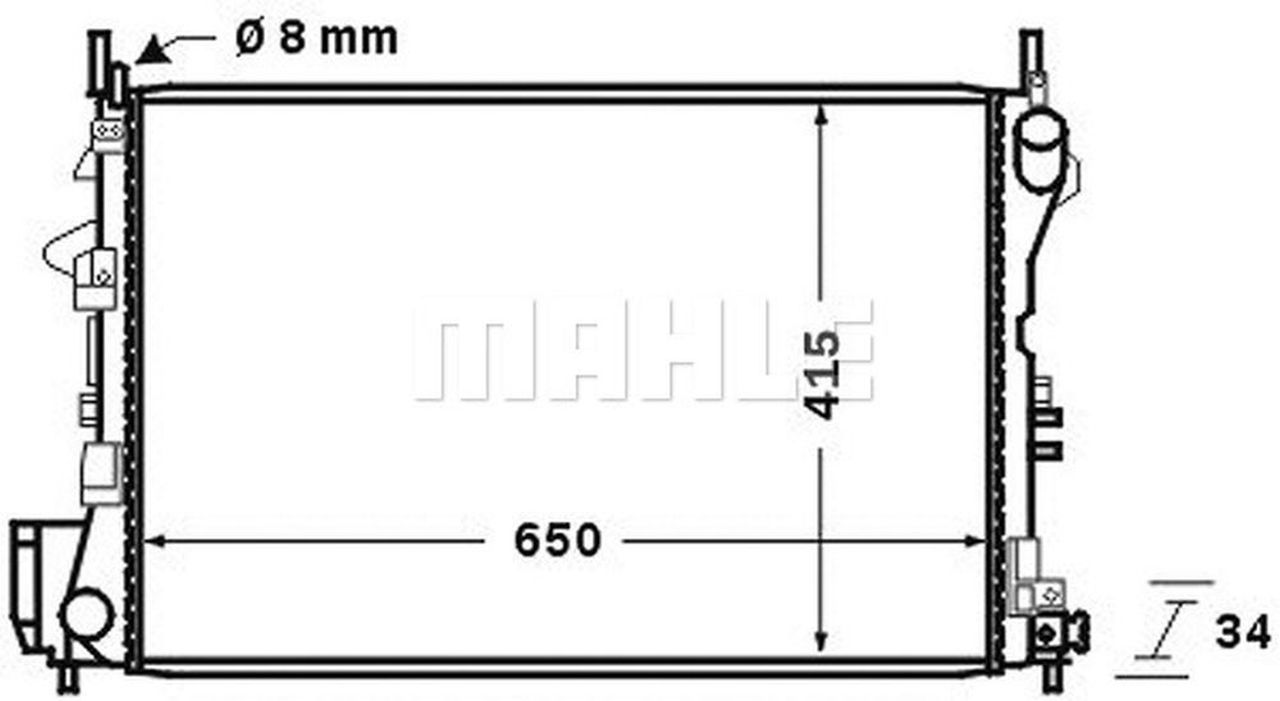 MAHLE PC Radiator CR763000S