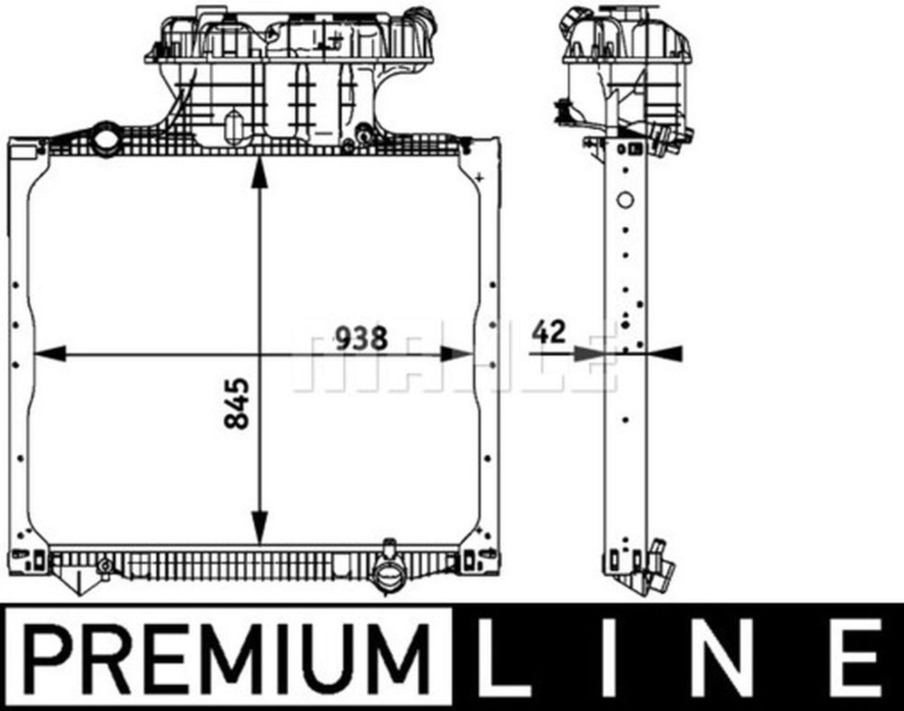 MAHLE Truck/Bus Radiator CR770000P