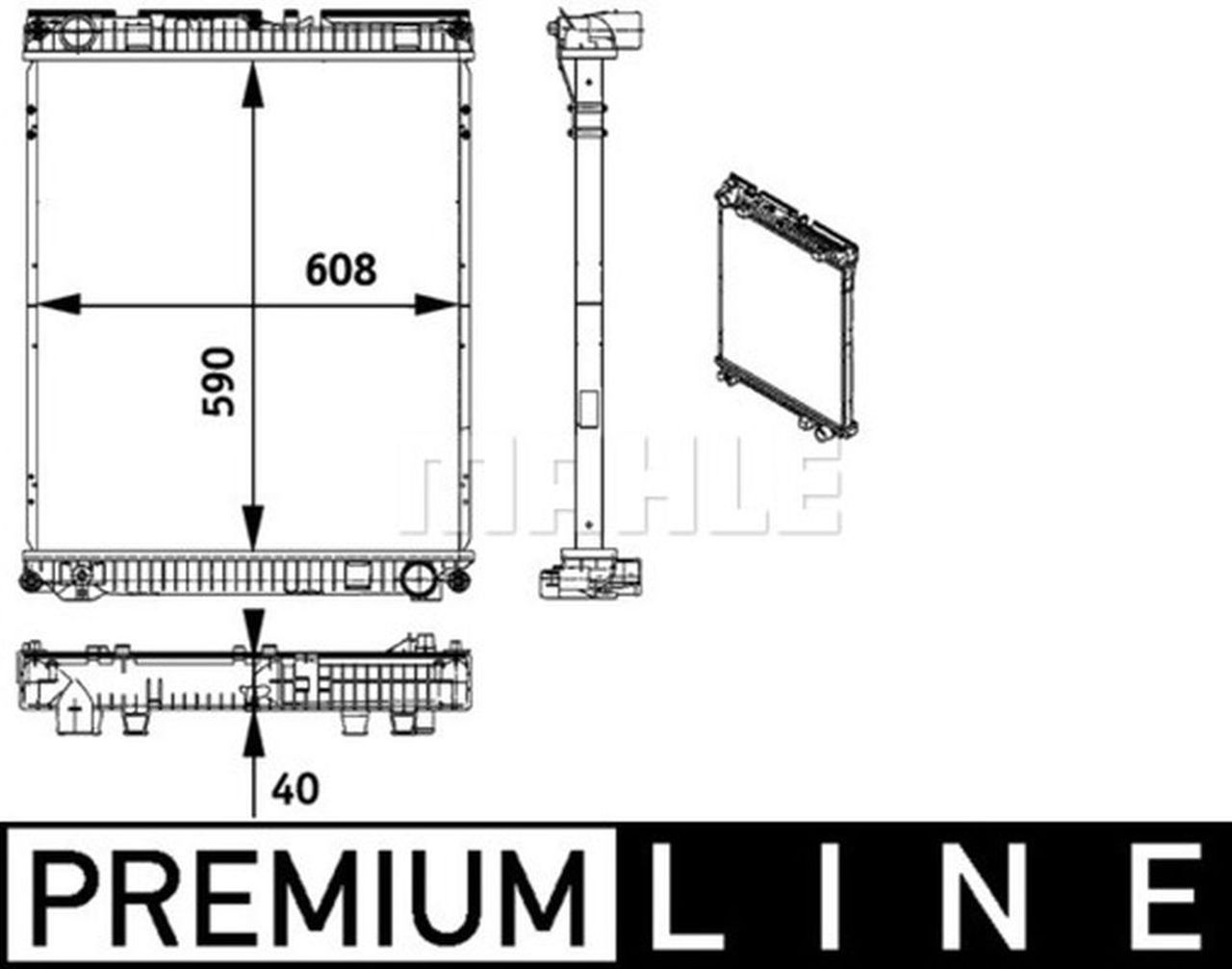 MAHLE Truck/Bus Radiator CR771000P