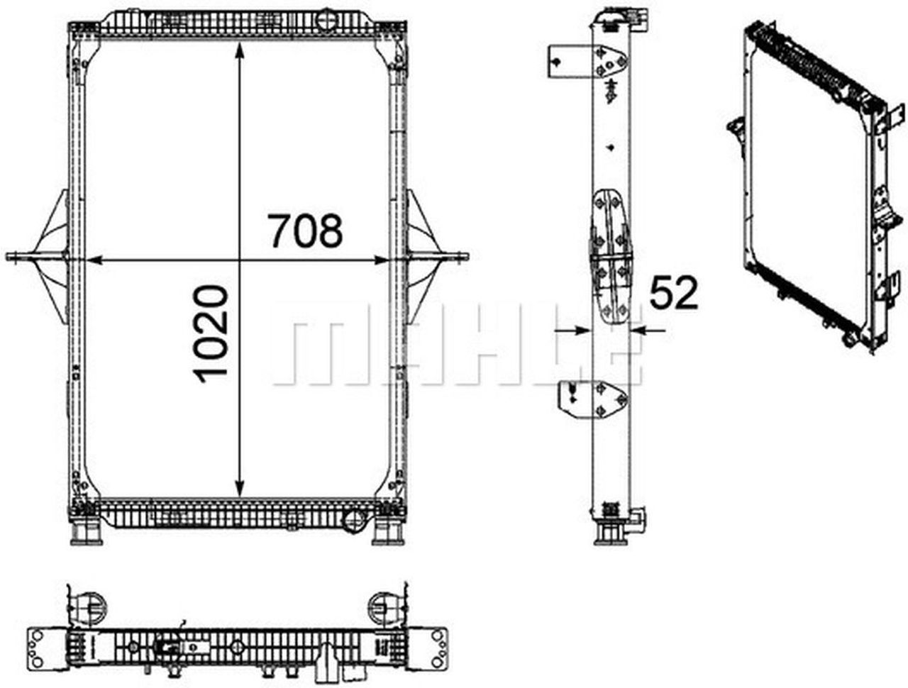 MAHLE Truck/Bus Radiator CR772000P