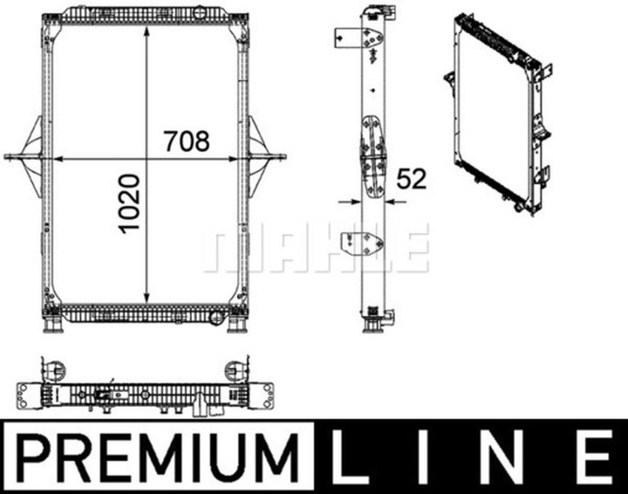 MAHLE Truck/Bus Radiator CR772000P