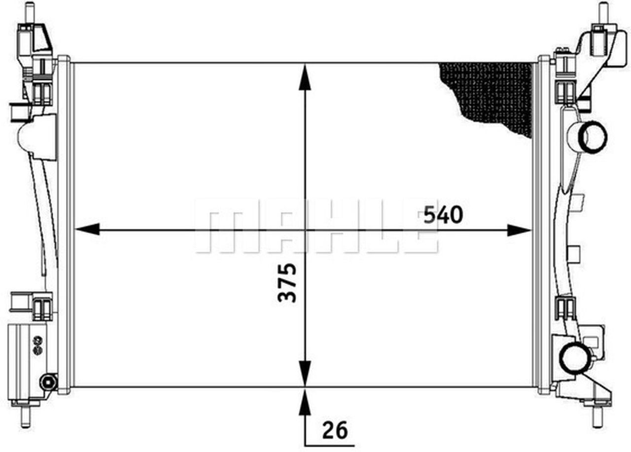 MAHLE PC Radiator CR774000P