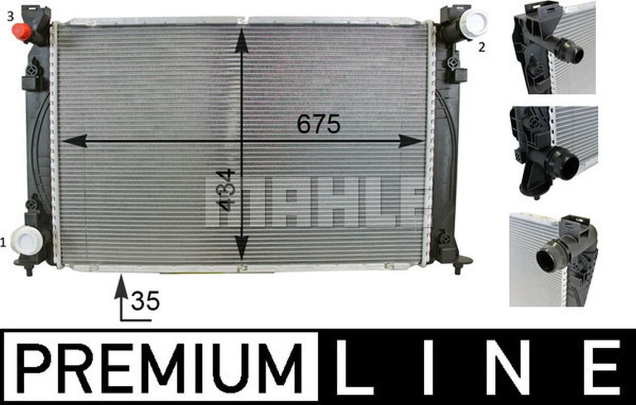 MAHLE PC Radiator CR79000P