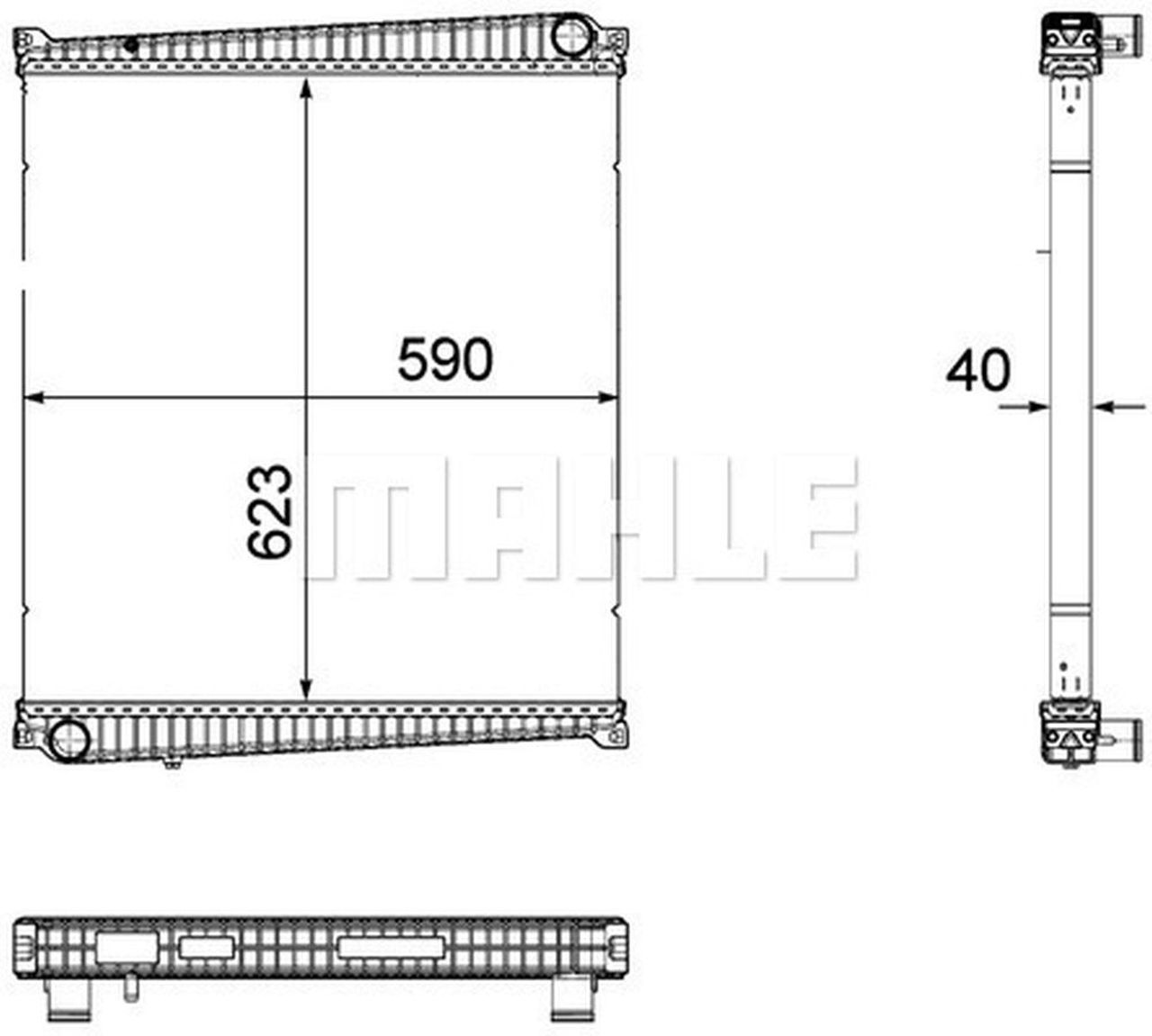 MAHLE LCV Radiator CR818000P