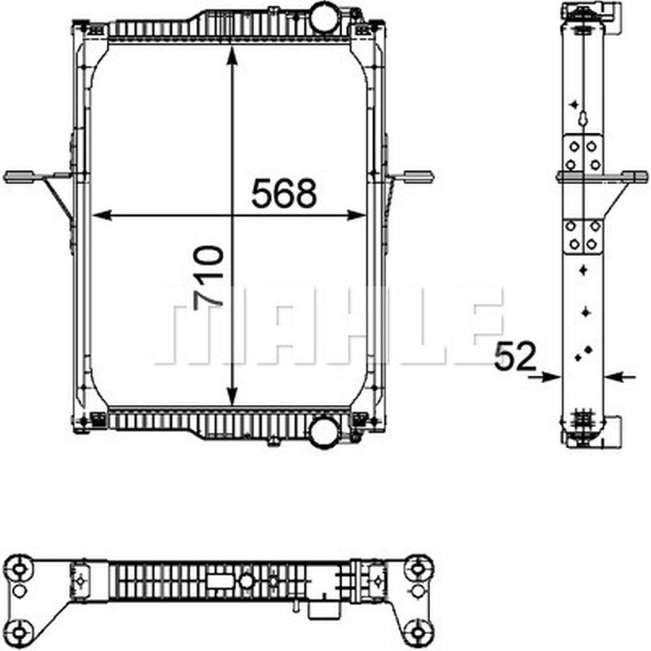 MAHLE Truck/Bus Radiator CR822000P