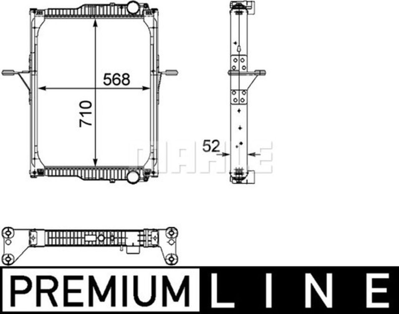 MAHLE Truck/Bus Radiator CR822000P