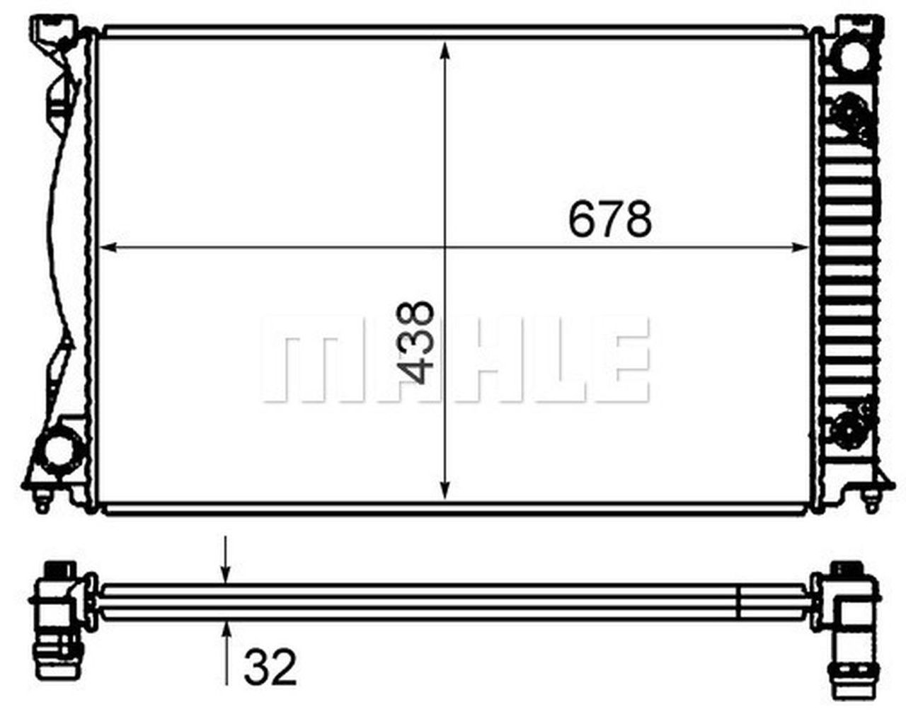 MAHLE PC Radiator CR830000S