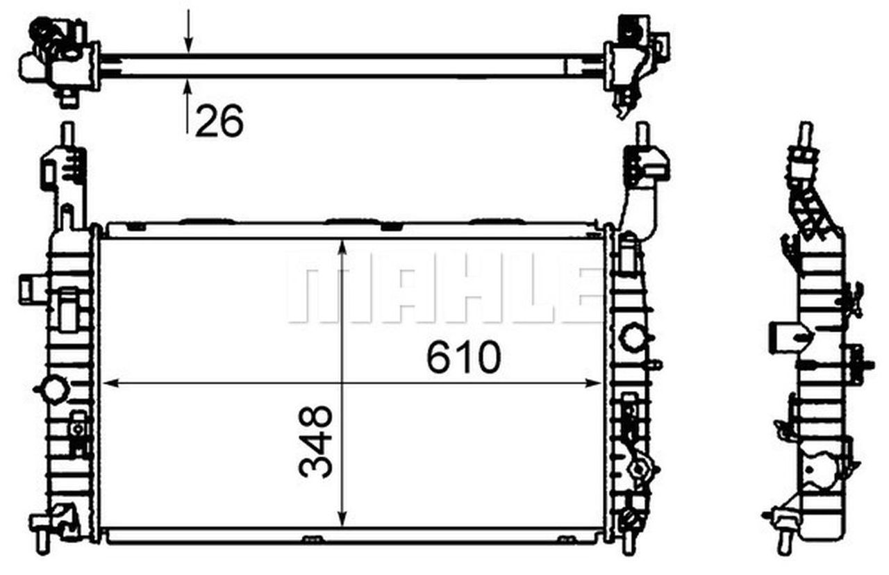 MAHLE PC Radiator CR833000S