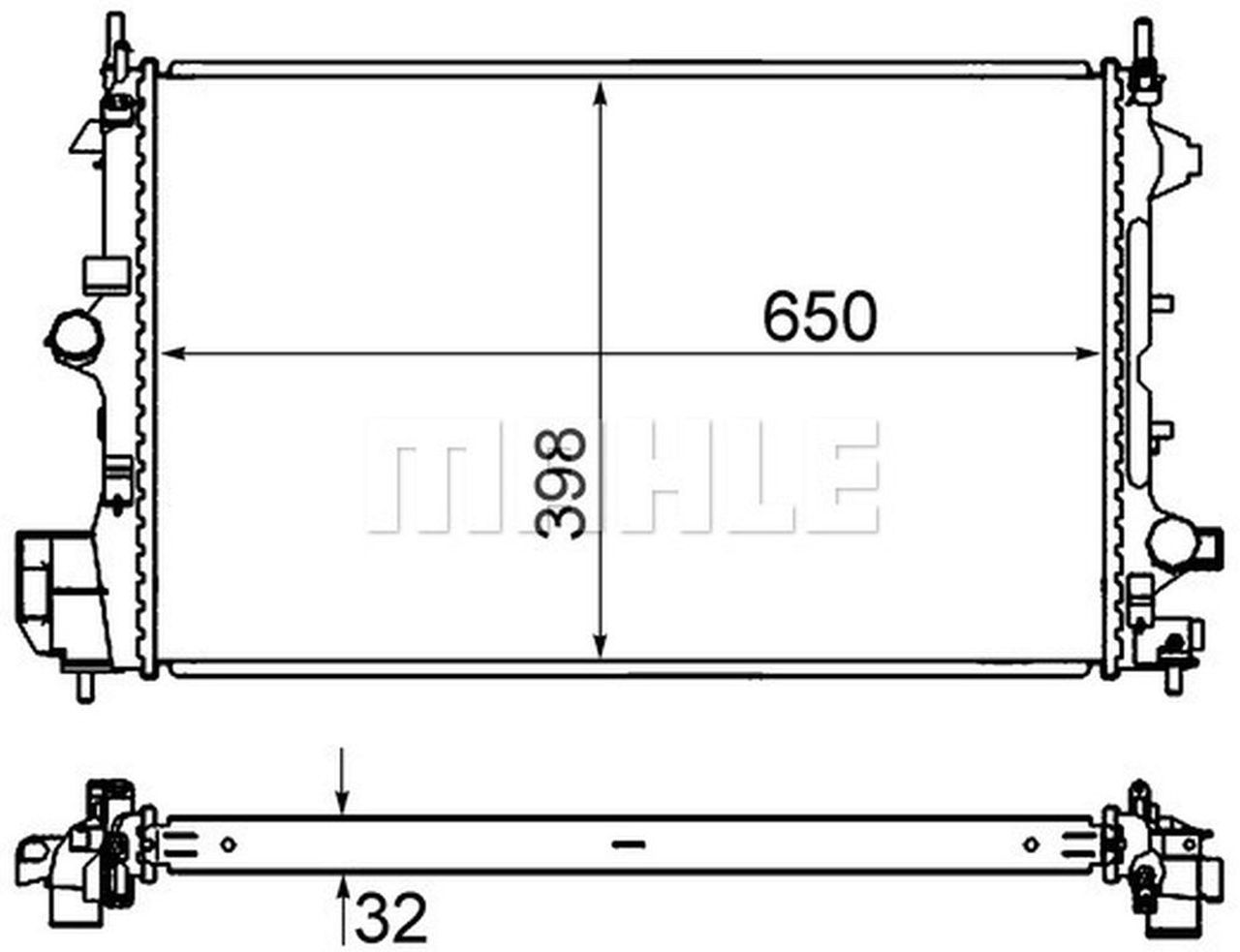 MAHLE PC Radiator CR835000S