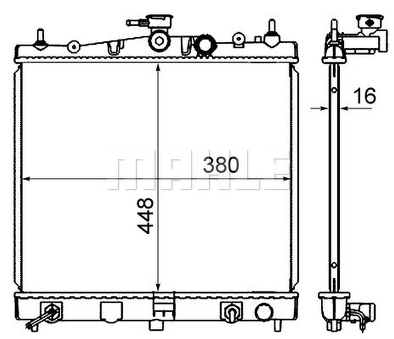 MAHLE PC Radiator CR839000S