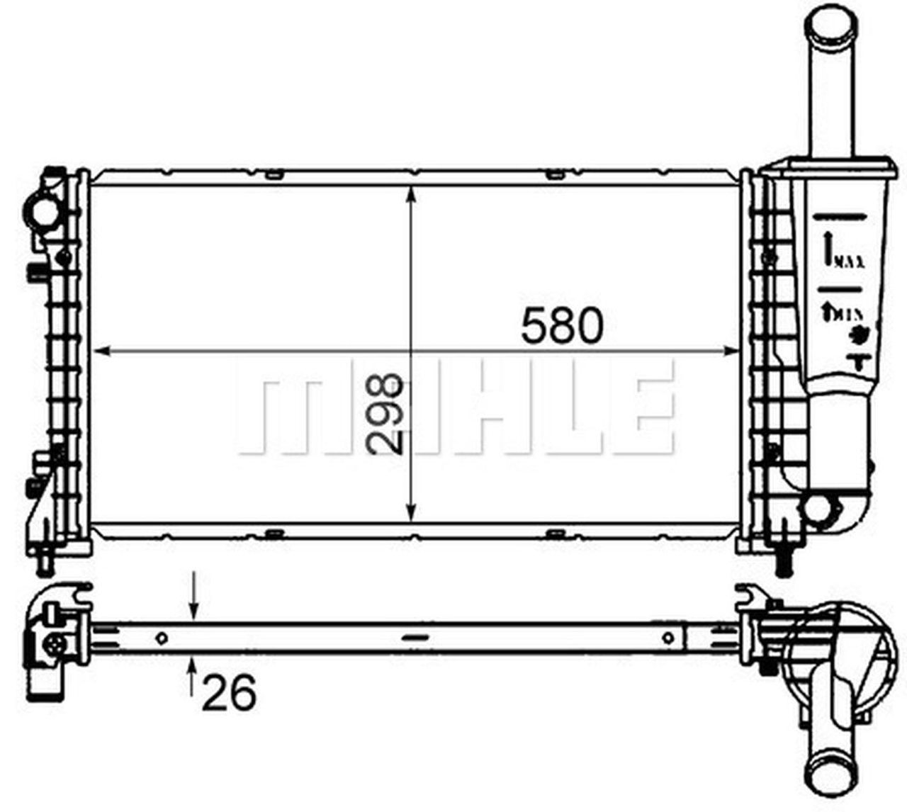 MAHLE PC Radiator CR843000S