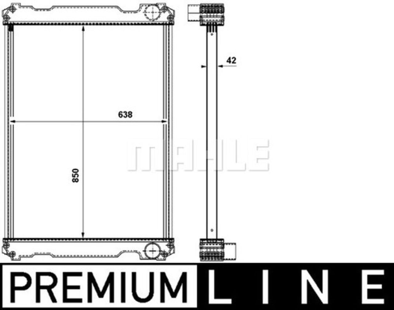 MAHLE Truck/Bus Radiator CR863000P