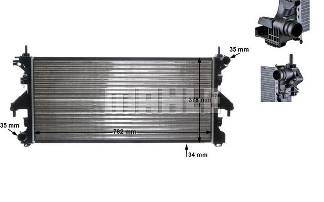 MAHLE LCV Radiator CR886000S