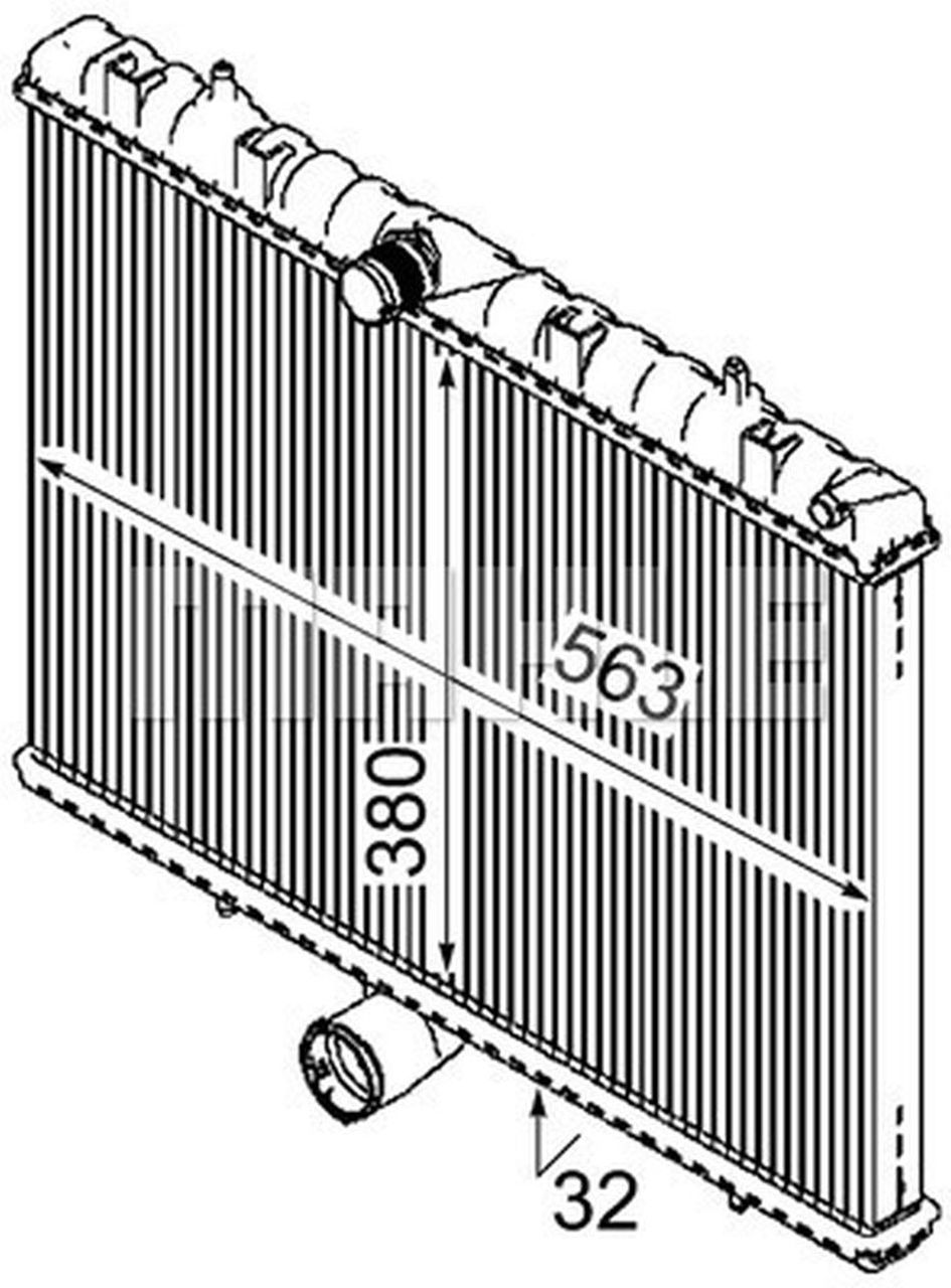 MAHLE LCV Radiator CR889000P