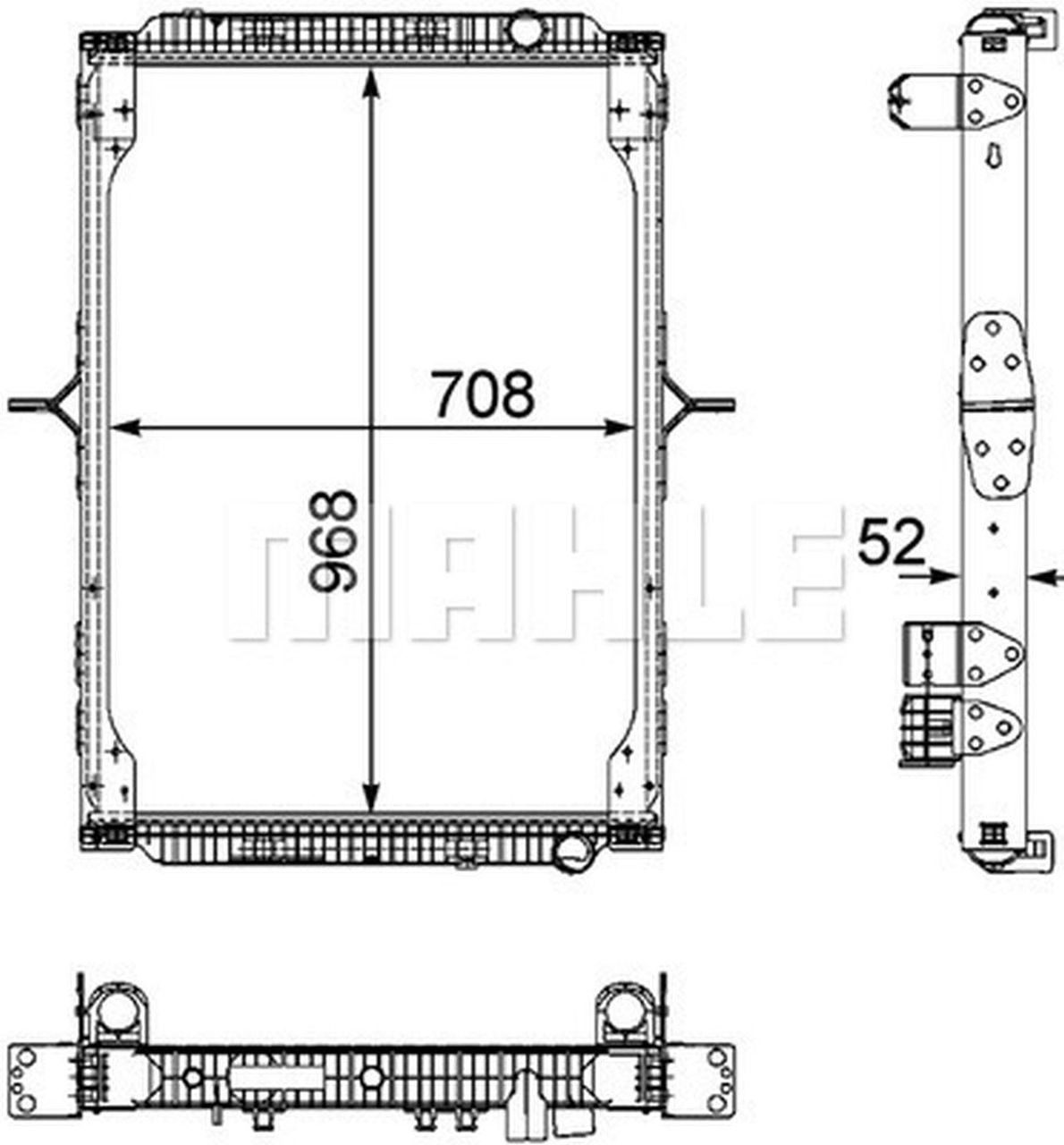 MAHLE Truck/Bus Radiator CR892000P