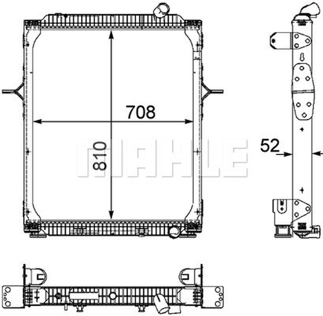 MAHLE Truck/Bus Radiator CR893000P