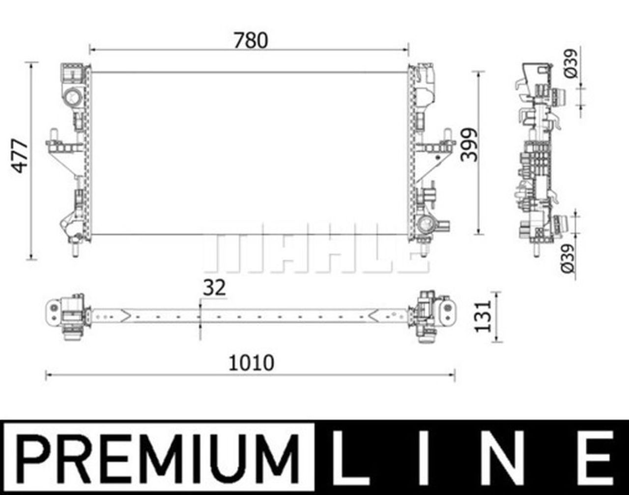 MAHLE LCV Radiator CR932000P