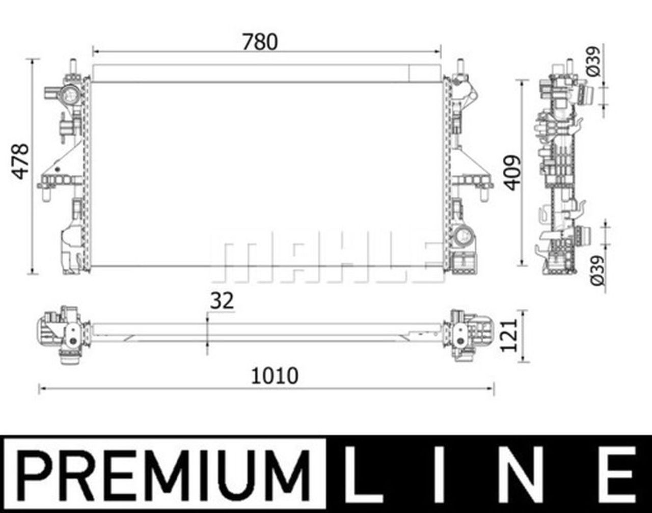 MAHLE LCV Radiator CR934000P