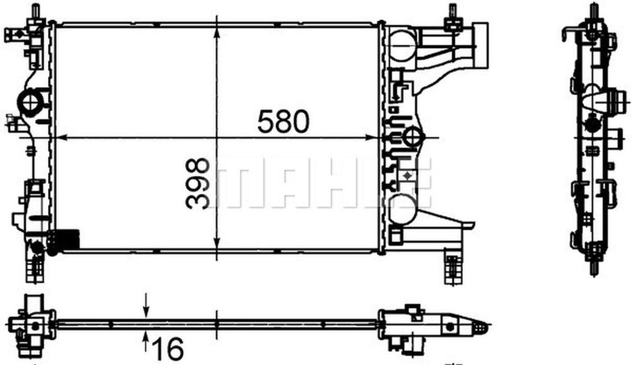 MAHLE PC Radiator CR945000S