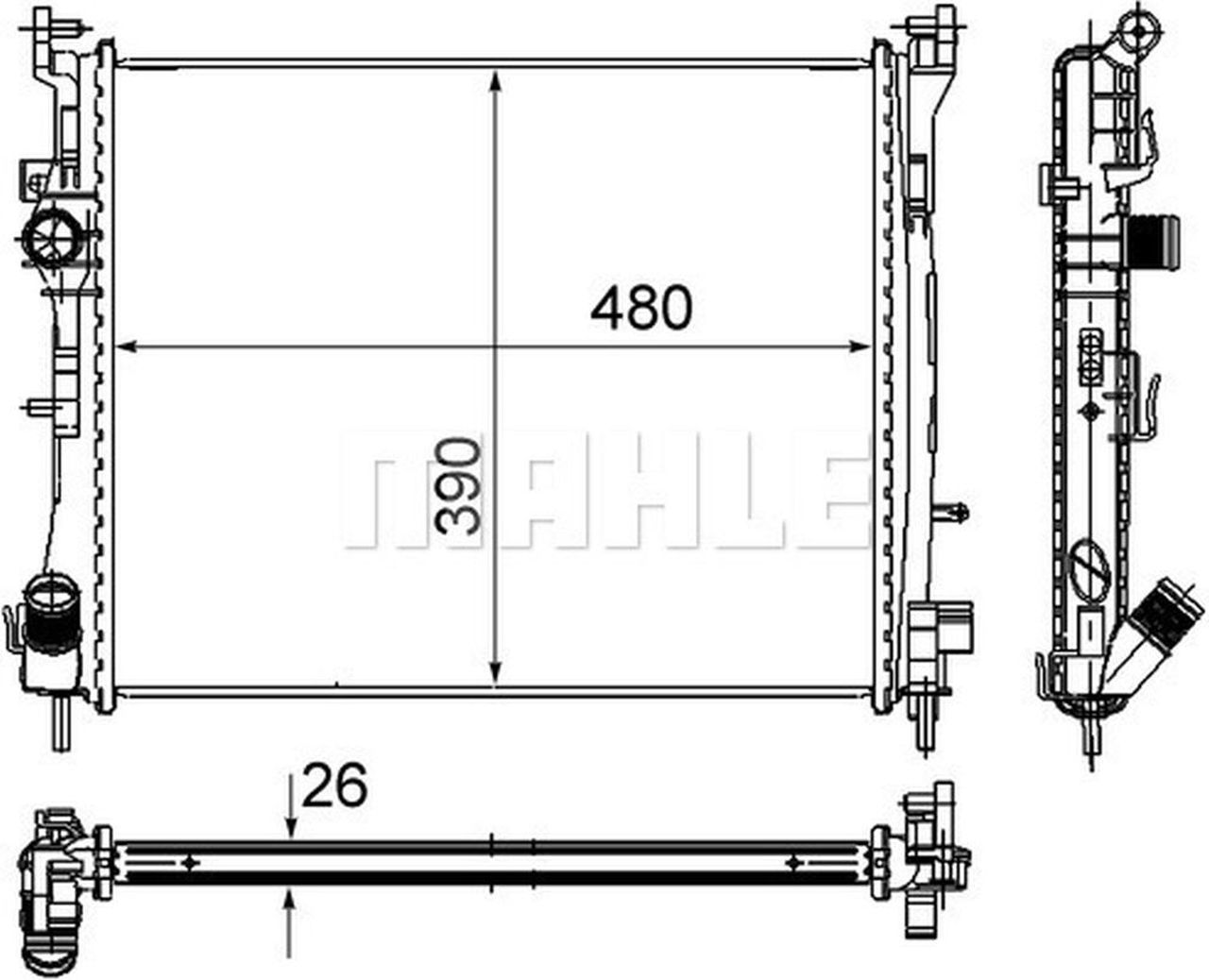 MAHLE PC Radiator CR947000S