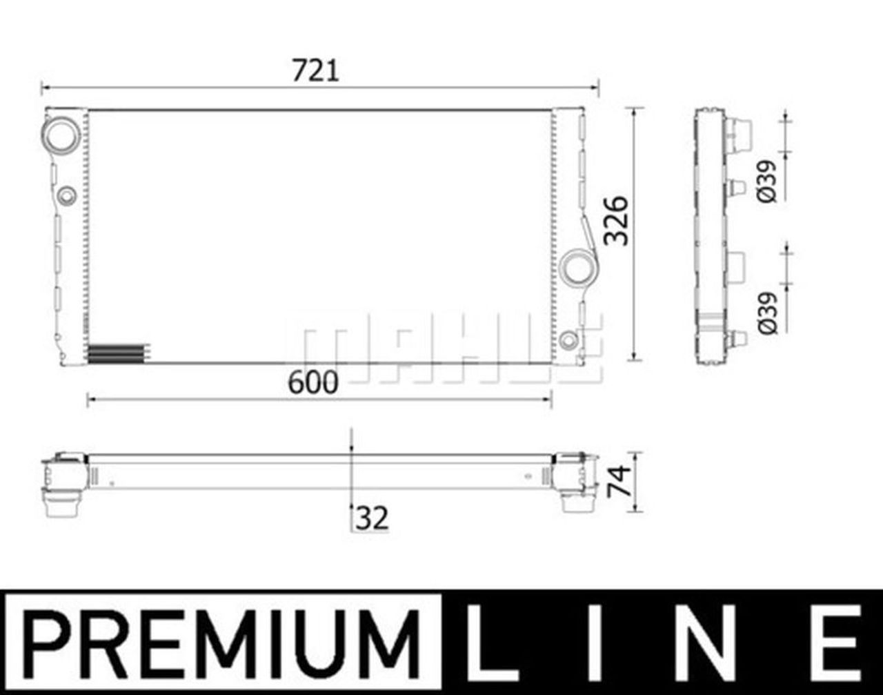 MAHLE PC Radiator CR955000P