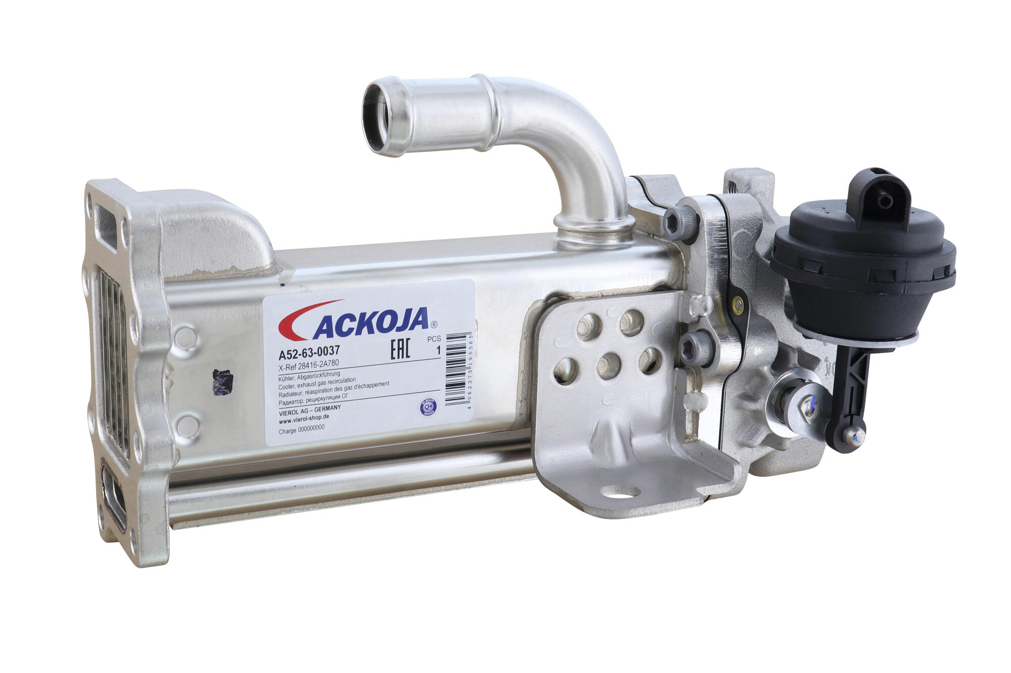 ACKOJA Cooler, exhaust gas recirculation A52-63-0037