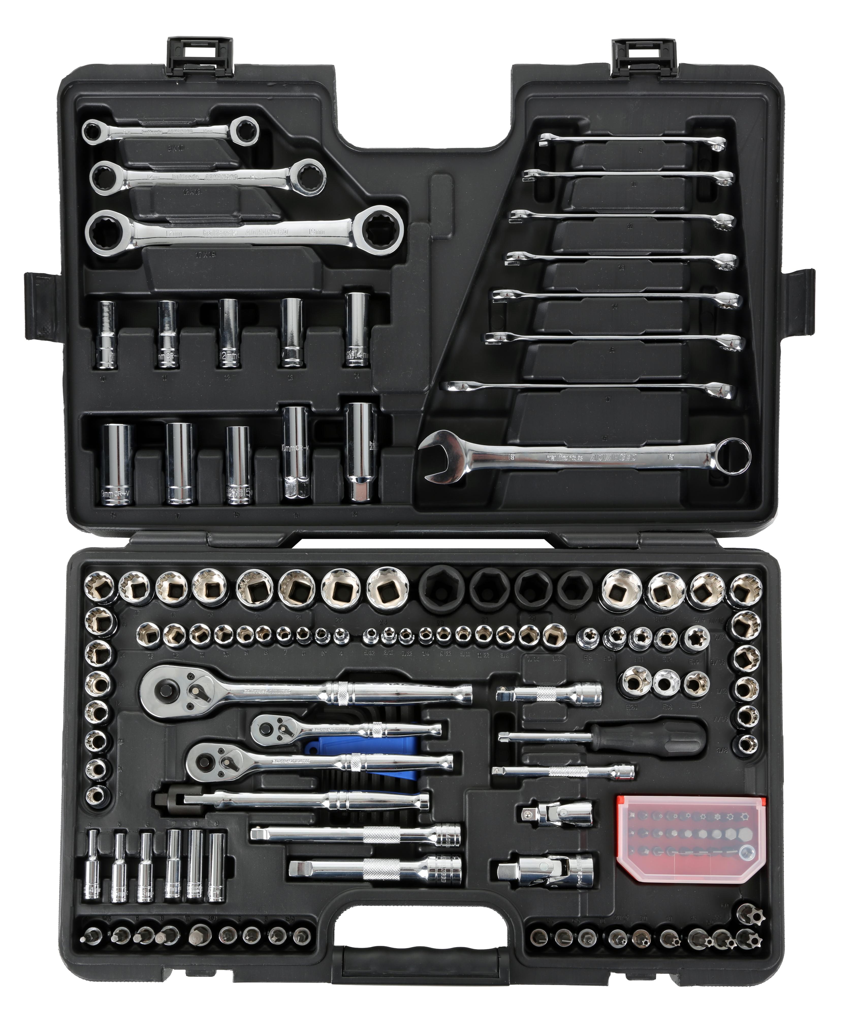 Halfords Advanced 150 Piece Socket & Ratchet Spanner Set Tool Box | eBay