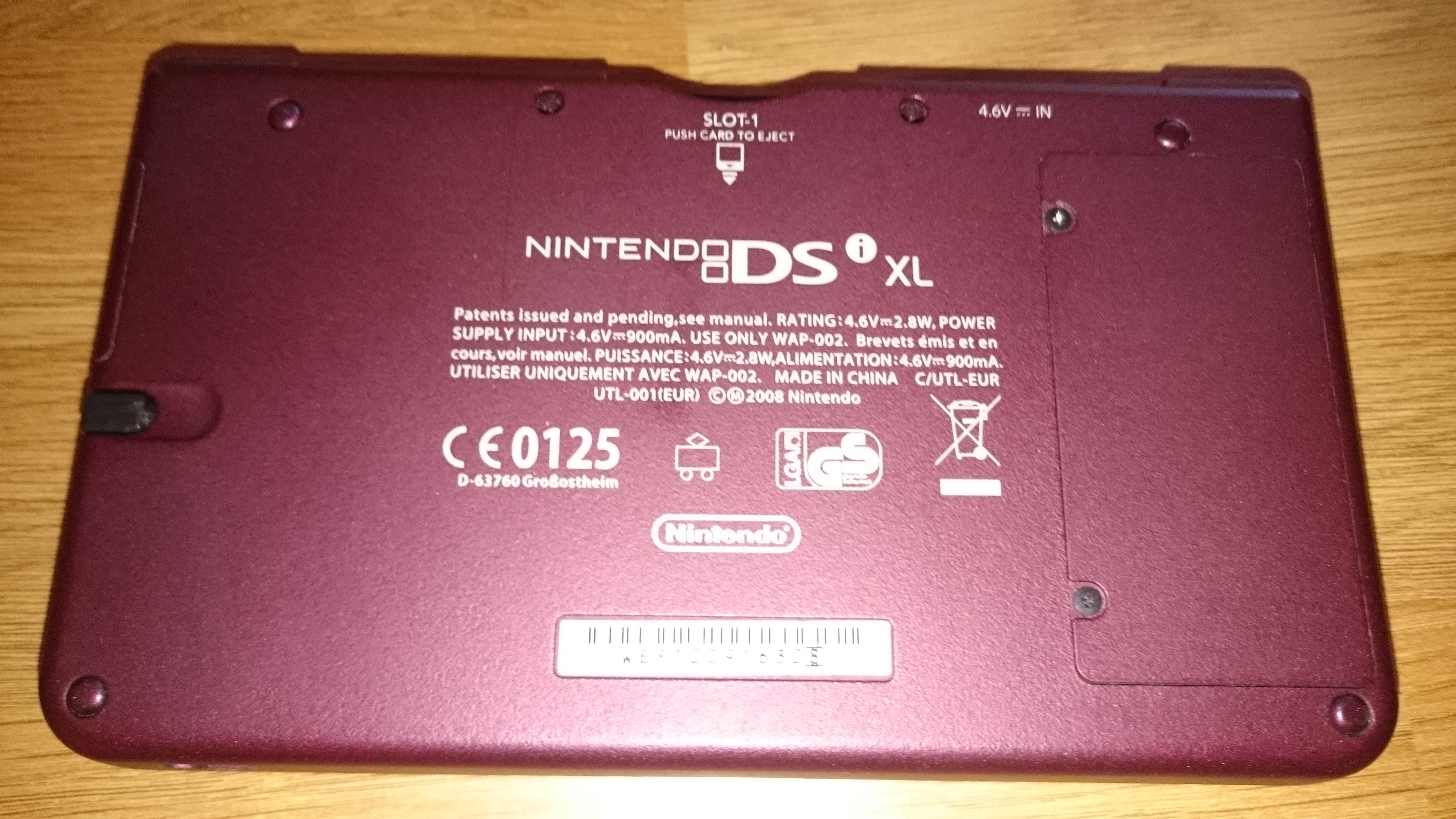 Nintendo DSi XL Wine Red Console 045496443917 | eBay