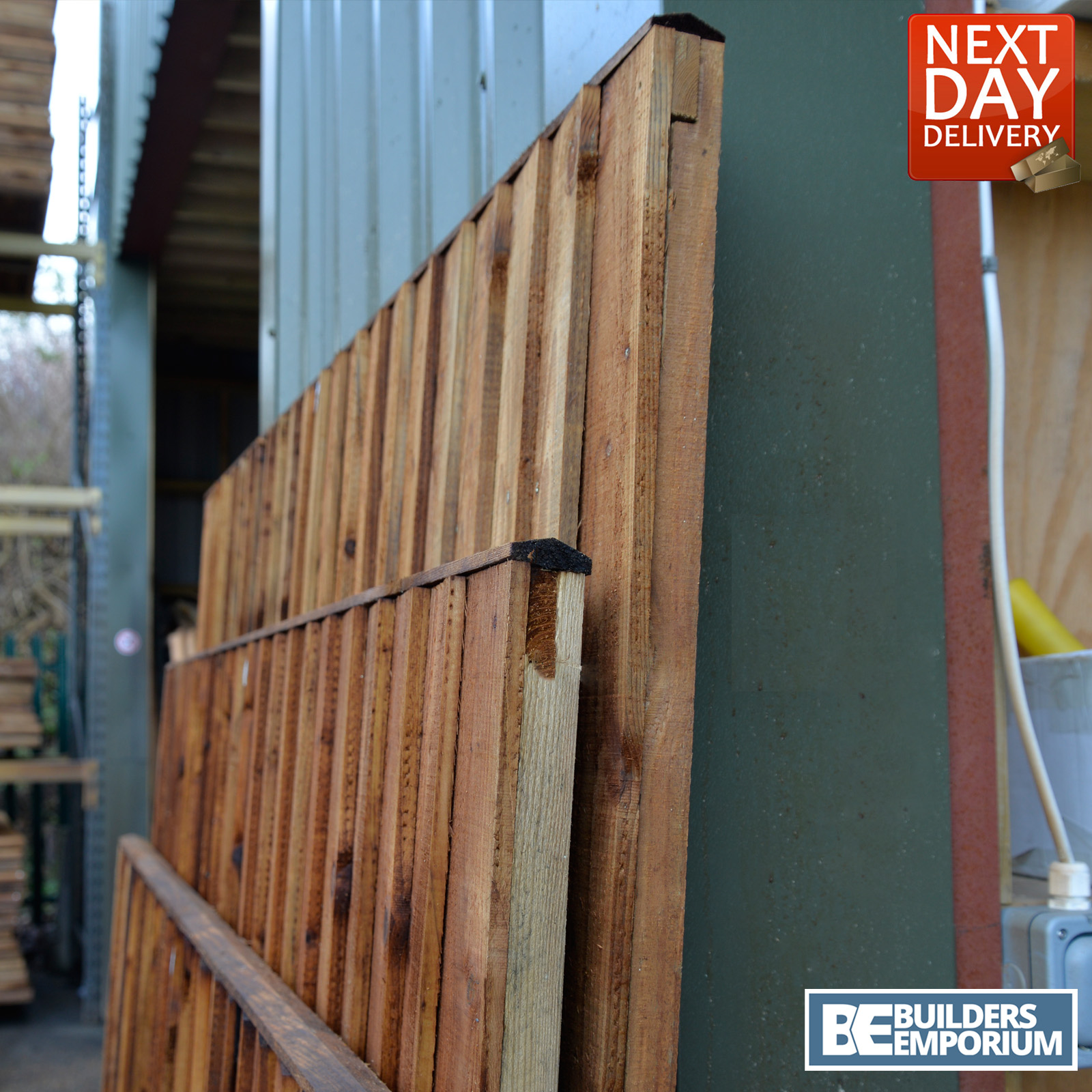 Wooden Garden CLOSE BOARD Fence Panel