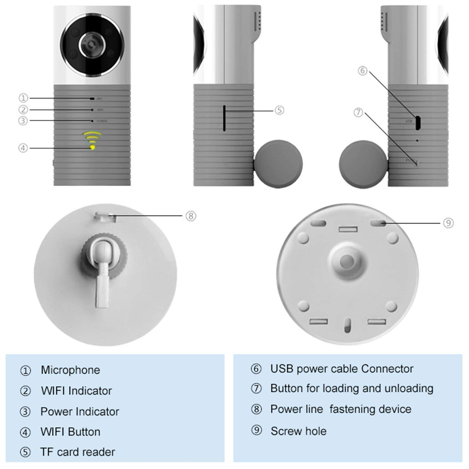 CleverDog Camera WiFi SMART HOME SECURITY Cam IP 1080 Wireless NIGHT